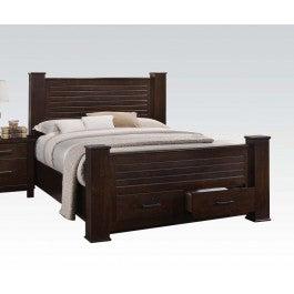 Acme Panang Queen Bed w/ Storage in Mahogany 23370Q - Premium Bed from ACME East - Just $840.45! Shop now at Furniture Wholesale Plus  We are the best furniture store in Nashville, Hendersonville, Goodlettsville, Madison, Antioch, Mount Juliet, Lebanon, Gallatin, Springfield, Murfreesboro, Franklin, Brentwood