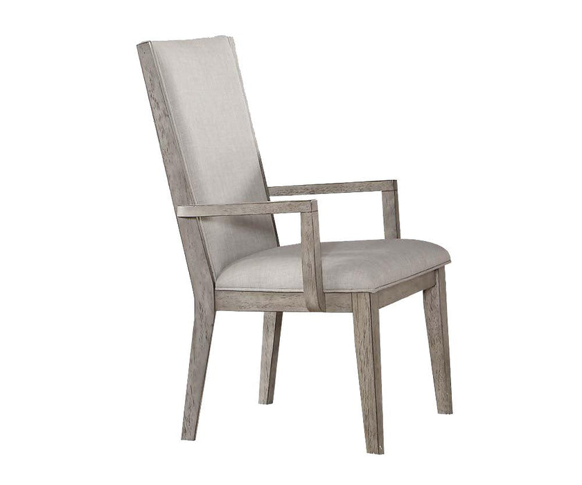 Acme Rocky Arm Chair in Gray Oak (Set of 2) 72863 - Premium Arm Chair from ACME East - Just $397.80! Shop now at Furniture Wholesale Plus  We are the best furniture store in Nashville, Hendersonville, Goodlettsville, Madison, Antioch, Mount Juliet, Lebanon, Gallatin, Springfield, Murfreesboro, Franklin, Brentwood