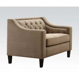 Acme Suzanne Chair in Beige Fabric 54012 - Premium Chair from ACME East - Just $791.70! Shop now at Furniture Wholesale Plus  We are the best furniture store in Nashville, Hendersonville, Goodlettsville, Madison, Antioch, Mount Juliet, Lebanon, Gallatin, Springfield, Murfreesboro, Franklin, Brentwood