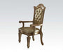 Acme Vendome Arm Chair (Set of 2) in Gold Patina 63004 - Premium Arm Chair from ACME East - Just $1156.35! Shop now at Furniture Wholesale Plus  We are the best furniture store in Nashville, Hendersonville, Goodlettsville, Madison, Antioch, Mount Juliet, Lebanon, Gallatin, Springfield, Murfreesboro, Franklin, Brentwood