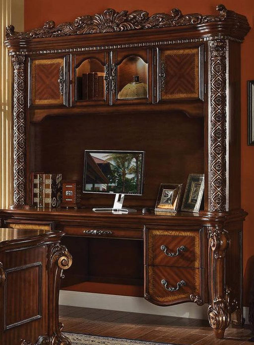 Acme Vendome Bookcase with Intricate Carving Design in Cherry 92128 - Premium Bookcase from ACME East - Just $3767.40! Shop now at Furniture Wholesale Plus  We are the best furniture store in Nashville, Hendersonville, Goodlettsville, Madison, Antioch, Mount Juliet, Lebanon, Gallatin, Springfield, Murfreesboro, Franklin, Brentwood
