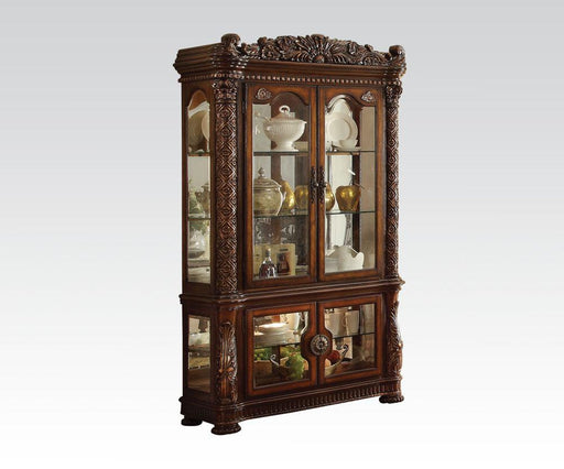 Acme Vendome Curio Cabinet with Mirror Back in Cherry 62023 - Premium Curio from ACME East - Just $3381.30! Shop now at Furniture Wholesale Plus  We are the best furniture store in Nashville, Hendersonville, Goodlettsville, Madison, Antioch, Mount Juliet, Lebanon, Gallatin, Springfield, Murfreesboro, Franklin, Brentwood