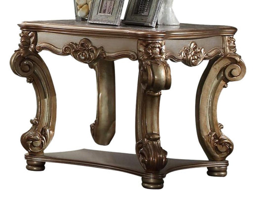 Acme Vendome End Table in Gold Patina 83121 - Premium End Table from ACME East - Just $555.75! Shop now at Furniture Wholesale Plus  We are the best furniture store in Nashville, Hendersonville, Goodlettsville, Madison, Antioch, Mount Juliet, Lebanon, Gallatin, Springfield, Murfreesboro, Franklin, Brentwood