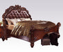 Acme Vendome King Panel Bed with Button Tufted Headboard in Cherry 21997EK - Premium Bed from ACME East - Just $4779.45! Shop now at Furniture Wholesale Plus  We are the best furniture store in Nashville, Hendersonville, Goodlettsville, Madison, Antioch, Mount Juliet, Lebanon, Gallatin, Springfield, Murfreesboro, Franklin, Brentwood