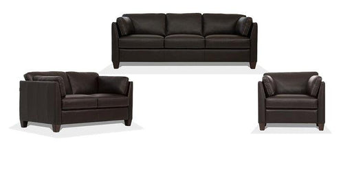 Matias Chocolate Leather Sofa - Premium Sofa from ACME East - Just $2720.25! Shop now at Furniture Wholesale Plus  We are the best furniture store in Nashville, Hendersonville, Goodlettsville, Madison, Antioch, Mount Juliet, Lebanon, Gallatin, Springfield, Murfreesboro, Franklin, Brentwood