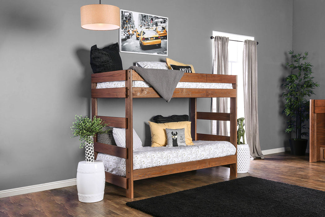 ARLETTE T/T Bunk Bed w/ 2 Slat Kits (*Mattress Ready) - Premium Bunk Bed from FOA East - Just $700.05! Shop now at Furniture Wholesale Plus  We are the best furniture store in Nashville, Hendersonville, Goodlettsville, Madison, Antioch, Mount Juliet, Lebanon, Gallatin, Springfield, Murfreesboro, Franklin, Brentwood