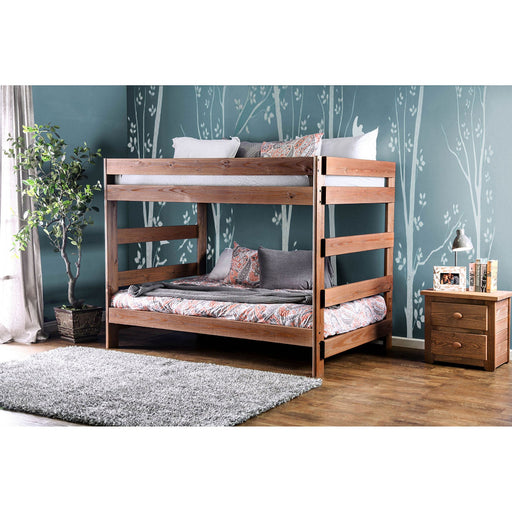 ARLETTE F/F Bunk Bed w/ 2 Slat Kits (*Mattress Ready) - Premium Bunk Bed from FOA East - Just $951.60! Shop now at Furniture Wholesale Plus  We are the best furniture store in Nashville, Hendersonville, Goodlettsville, Madison, Antioch, Mount Juliet, Lebanon, Gallatin, Springfield, Murfreesboro, Franklin, Brentwood