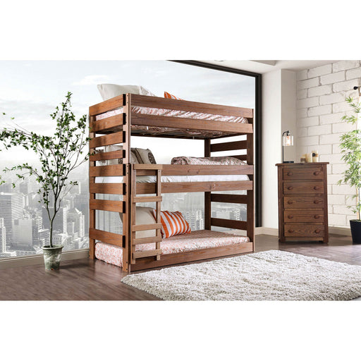 POLLYANNA T/T/T Bed w/ 3 Slat Kits (*Mattress Ready) - Premium Bunk Bed from FOA East - Just $992.55! Shop now at Furniture Wholesale Plus  We are the best furniture store in Nashville, Hendersonville, Goodlettsville, Madison, Antioch, Mount Juliet, Lebanon, Gallatin, Springfield, Murfreesboro, Franklin, Brentwood