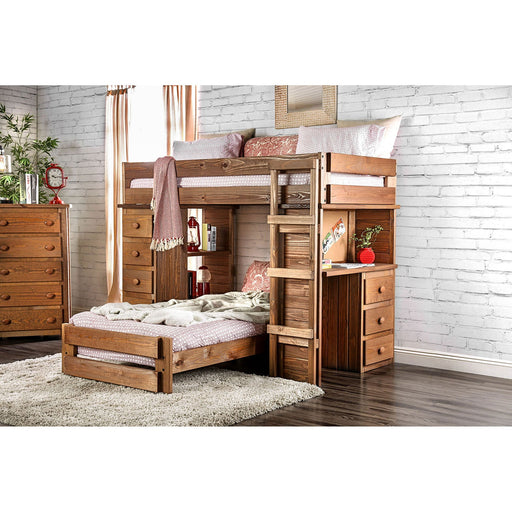 EILEEN T/T Loft Bed w/ 2 Slat Kits (*Mattress Ready) - Premium Bunk Bed from FOA East - Just $2260.05! Shop now at Furniture Wholesale Plus  We are the best furniture store in Nashville, Hendersonville, Goodlettsville, Madison, Antioch, Mount Juliet, Lebanon, Gallatin, Springfield, Murfreesboro, Franklin, Brentwood