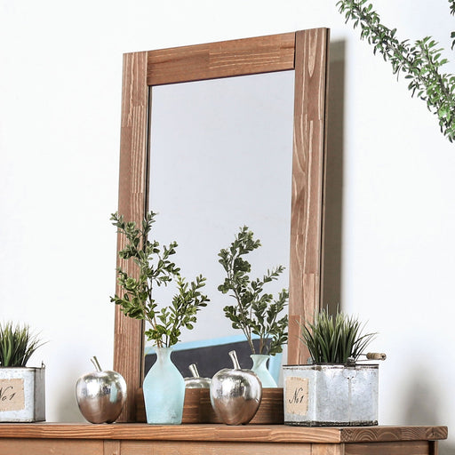 Lea Mahogany Mirror - Premium Mirror from FOA East - Just $138.45! Shop now at Furniture Wholesale Plus  We are the best furniture store in Nashville, Hendersonville, Goodlettsville, Madison, Antioch, Mount Juliet, Lebanon, Gallatin, Springfield, Murfreesboro, Franklin, Brentwood