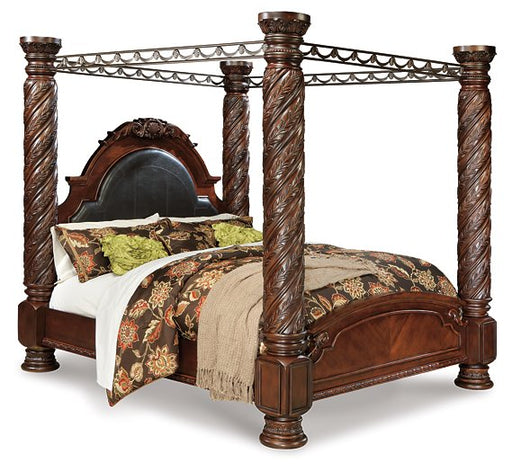 North Shore Bed with Canopy - Premium Bed from Ashley Furniture - Just $2484.76! Shop now at Furniture Wholesale Plus  We are the best furniture store in Nashville, Hendersonville, Goodlettsville, Madison, Antioch, Mount Juliet, Lebanon, Gallatin, Springfield, Murfreesboro, Franklin, Brentwood