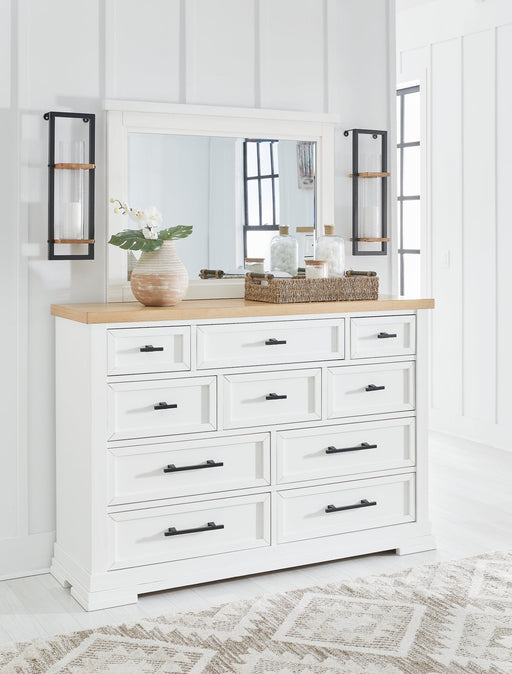 Ashbryn Dresser and Mirror - Premium Dresser and Mirror from Ashley Furniture - Just $844.66! Shop now at Furniture Wholesale Plus  We are the best furniture store in Nashville, Hendersonville, Goodlettsville, Madison, Antioch, Mount Juliet, Lebanon, Gallatin, Springfield, Murfreesboro, Franklin, Brentwood