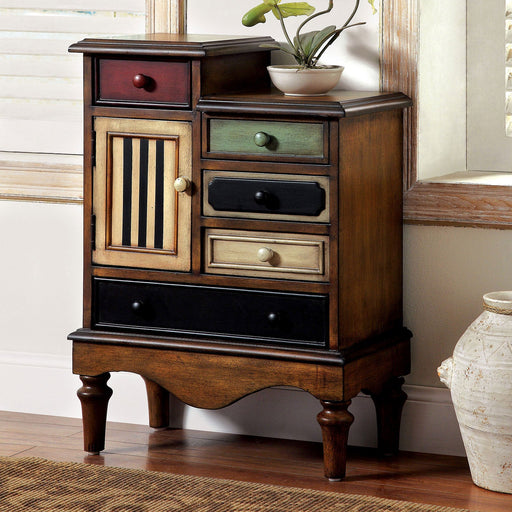 NECHE Multi/Antique Walnut Accent Chest - Premium Chest from FOA East - Just $514.80! Shop now at Furniture Wholesale Plus  We are the best furniture store in Nashville, Hendersonville, Goodlettsville, Madison, Antioch, Mount Juliet, Lebanon, Gallatin, Springfield, Murfreesboro, Franklin, Brentwood
