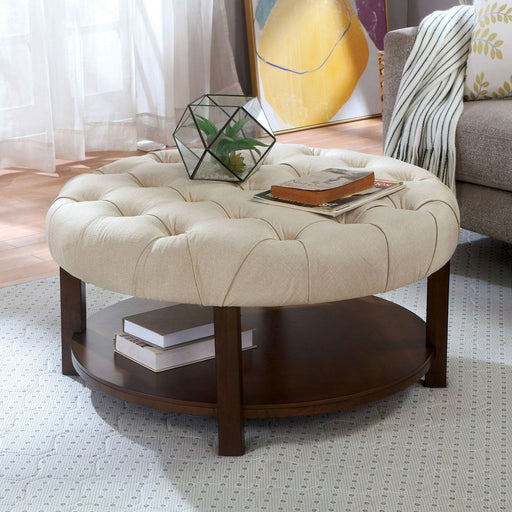 ALFERIA Round Ottoman - Premium Ottoman from FOA East - Just $257.40! Shop now at Furniture Wholesale Plus  We are the best furniture store in Nashville, Hendersonville, Goodlettsville, Madison, Antioch, Mount Juliet, Lebanon, Gallatin, Springfield, Murfreesboro, Franklin, Brentwood