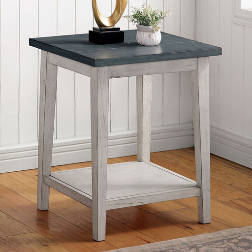 BANJAR Side Table, Antq. Blue - Premium End Table from FOA East - Just $115.05! Shop now at Furniture Wholesale Plus  We are the best furniture store in Nashville, Hendersonville, Goodlettsville, Madison, Antioch, Mount Juliet, Lebanon, Gallatin, Springfield, Murfreesboro, Franklin, Brentwood