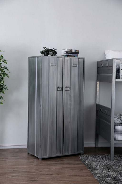 Zaheera Silver Large Locker - Premium Storage from FOA East - Just $891.15! Shop now at Furniture Wholesale Plus  We are the best furniture store in Nashville, Hendersonville, Goodlettsville, Madison, Antioch, Mount Juliet, Lebanon, Gallatin, Springfield, Murfreesboro, Franklin, Brentwood