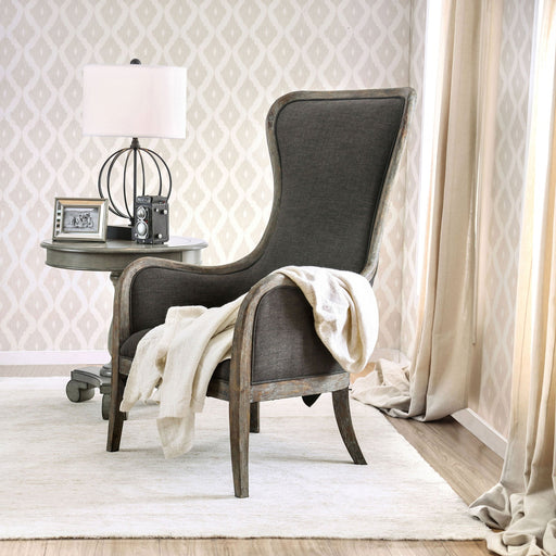 Charlottestown Gray Accent Chair - Premium Accent Chair from FOA East - Just $842.40! Shop now at Furniture Wholesale Plus  We are the best furniture store in Nashville, Hendersonville, Goodlettsville, Madison, Antioch, Mount Juliet, Lebanon, Gallatin, Springfield, Murfreesboro, Franklin, Brentwood