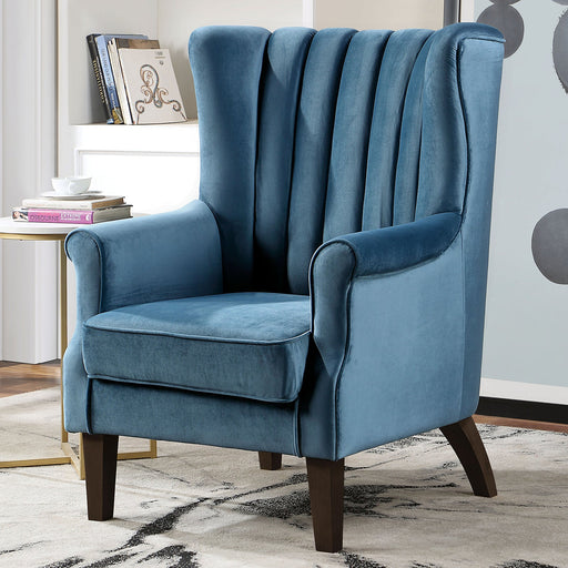 REYNOSA Accent Chair, Dark Teal - Premium Chair from FOA East - Just $444.60! Shop now at Furniture Wholesale Plus  We are the best furniture store in Nashville, Hendersonville, Goodlettsville, Madison, Antioch, Mount Juliet, Lebanon, Gallatin, Springfield, Murfreesboro, Franklin, Brentwood