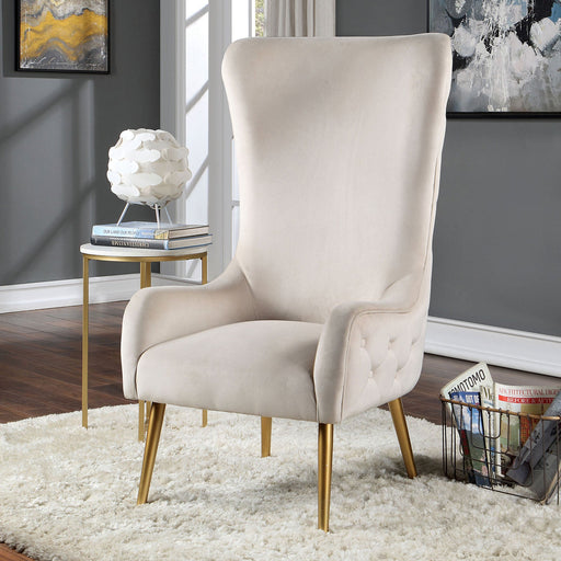 QUINTANA Accent Chair, Beige - Premium Chair from FOA East - Just $514.80! Shop now at Furniture Wholesale Plus  We are the best furniture store in Nashville, Hendersonville, Goodlettsville, Madison, Antioch, Mount Juliet, Lebanon, Gallatin, Springfield, Murfreesboro, Franklin, Brentwood
