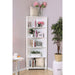 Rockwall White Bookshelf - Premium Bookcase from FOA East - Just $278.85! Shop now at Furniture Wholesale Plus  We are the best furniture store in Nashville, Hendersonville, Goodlettsville, Madison, Antioch, Mount Juliet, Lebanon, Gallatin, Springfield, Murfreesboro, Franklin, Brentwood