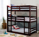 California V Dark Walnut Twin/Twin/Twin Bunk Bed - Premium Bunk Bed from FOA East - Just $748.80! Shop now at Furniture Wholesale Plus  We are the best furniture store in Nashville, Hendersonville, Goodlettsville, Madison, Antioch, Mount Juliet, Lebanon, Gallatin, Springfield, Murfreesboro, Franklin, Brentwood