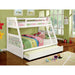 CANBERRA II White Twin/Full Bunk Bed - Premium Bunk Bed from FOA East - Just $748.80! Shop now at Furniture Wholesale Plus  We are the best furniture store in Nashville, Hendersonville, Goodlettsville, Madison, Antioch, Mount Juliet, Lebanon, Gallatin, Springfield, Murfreesboro, Franklin, Brentwood