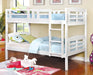 Cassie White Twin/Twin Bunk Bed - Premium Bunk Bed from FOA East - Just $444.60! Shop now at Furniture Wholesale Plus  We are the best furniture store in Nashville, Hendersonville, Goodlettsville, Madison, Antioch, Mount Juliet, Lebanon, Gallatin, Springfield, Murfreesboro, Franklin, Brentwood