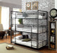 Olga I Antique Black Twin/Twin/Twin Bunk Bed - Premium Bunk Bed from FOA East - Just $1029.60! Shop now at Furniture Wholesale Plus  We are the best furniture store in Nashville, Hendersonville, Goodlettsville, Madison, Antioch, Mount Juliet, Lebanon, Gallatin, Springfield, Murfreesboro, Franklin, Brentwood