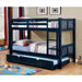 CAMERON Blue Twin/Twin Bunk Bed - Premium Bunk Bed from FOA East - Just $585! Shop now at Furniture Wholesale Plus  We are the best furniture store in Nashville, Hendersonville, Goodlettsville, Madison, Antioch, Mount Juliet, Lebanon, Gallatin, Springfield, Murfreesboro, Franklin, Brentwood