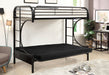 Alanna Black Metal Bunk Bed - Premium Bunk Bed from FOA East - Just $444.60! Shop now at Furniture Wholesale Plus  We are the best furniture store in Nashville, Hendersonville, Goodlettsville, Madison, Antioch, Mount Juliet, Lebanon, Gallatin, Springfield, Murfreesboro, Franklin, Brentwood