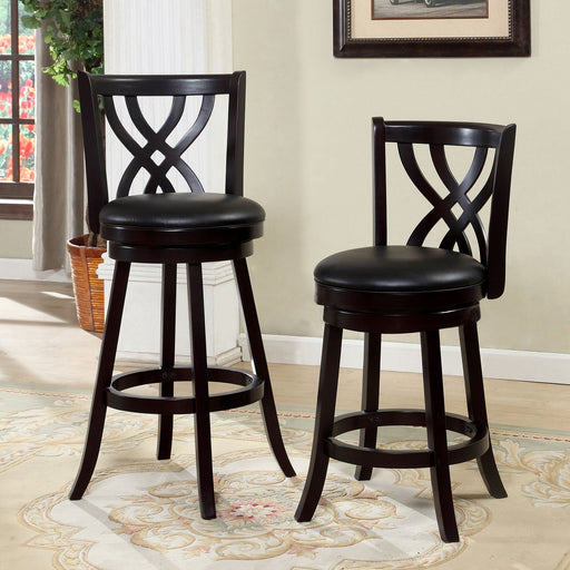 WENDEL Espresso 29" Swivel Bar Stool, Espresso - Premium Barstool from FOA East - Just $185.25! Shop now at Furniture Wholesale Plus  We are the best furniture store in Nashville, Hendersonville, Goodlettsville, Madison, Antioch, Mount Juliet, Lebanon, Gallatin, Springfield, Murfreesboro, Franklin, Brentwood