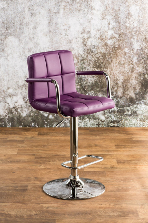 Corfu Purple Bar Stool - Premium Barstool from FOA East - Just $163.80! Shop now at Furniture Wholesale Plus  We are the best furniture store in Nashville, Hendersonville, Goodlettsville, Madison, Antioch, Mount Juliet, Lebanon, Gallatin, Springfield, Murfreesboro, Franklin, Brentwood