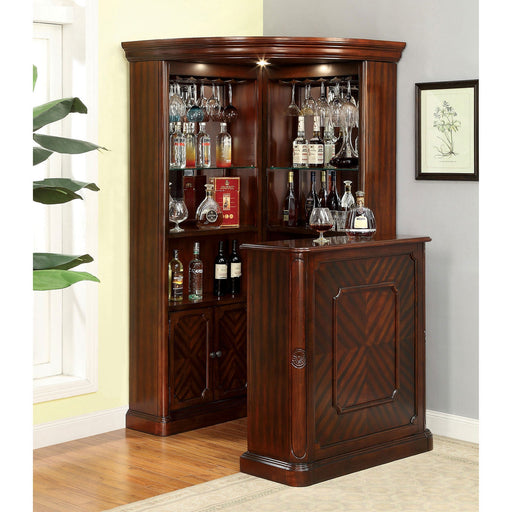 VOLTAIRE Dark Cherry Curio - Premium Curio from FOA East - Just $1593.15! Shop now at Furniture Wholesale Plus  We are the best furniture store in Nashville, Hendersonville, Goodlettsville, Madison, Antioch, Mount Juliet, Lebanon, Gallatin, Springfield, Murfreesboro, Franklin, Brentwood