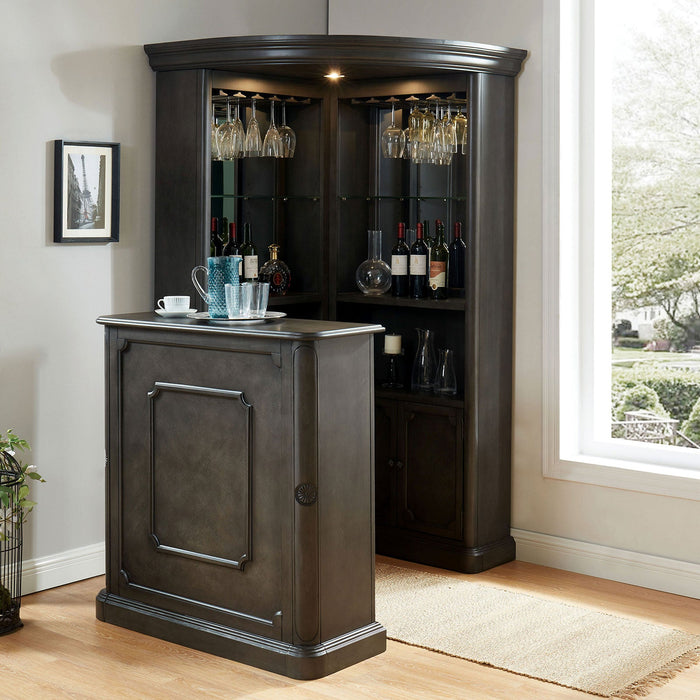 Voltaire Gray Curio Cabinet - Premium Curio from FOA East - Just $1593.15! Shop now at Furniture Wholesale Plus  We are the best furniture store in Nashville, Hendersonville, Goodlettsville, Madison, Antioch, Mount Juliet, Lebanon, Gallatin, Springfield, Murfreesboro, Franklin, Brentwood
