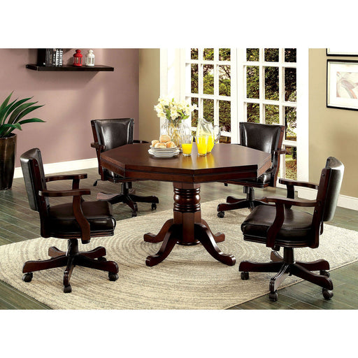 ROWAN Cherry 5 Pc. Dining Table Set - Premium Dining Room Set from FOA East - Just $2665.65! Shop now at Furniture Wholesale Plus  We are the best furniture store in Nashville, Hendersonville, Goodlettsville, Madison, Antioch, Mount Juliet, Lebanon, Gallatin, Springfield, Murfreesboro, Franklin, Brentwood