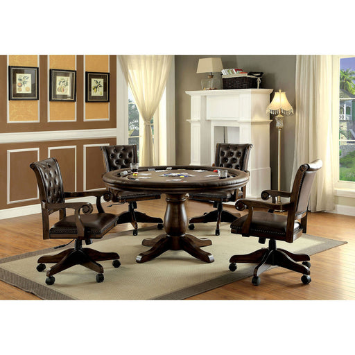 KALIA Brown Game Table - Premium Game Table from FOA East - Just $1099.80! Shop now at Furniture Wholesale Plus  We are the best furniture store in Nashville, Hendersonville, Goodlettsville, Madison, Antioch, Mount Juliet, Lebanon, Gallatin, Springfield, Murfreesboro, Franklin, Brentwood