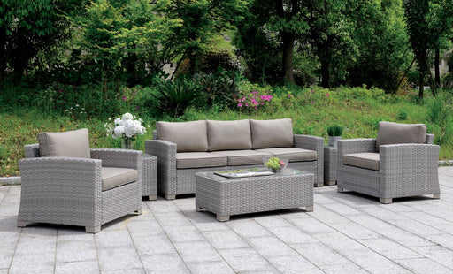 Brindsmade Gray/Brown 6.PC Set w/ Coffee Table & 2 End Tables - Premium Outdoor Seating from FOA East - Just $2550.60! Shop now at Furniture Wholesale Plus  We are the best furniture store in Nashville, Hendersonville, Goodlettsville, Madison, Antioch, Mount Juliet, Lebanon, Gallatin, Springfield, Murfreesboro, Franklin, Brentwood