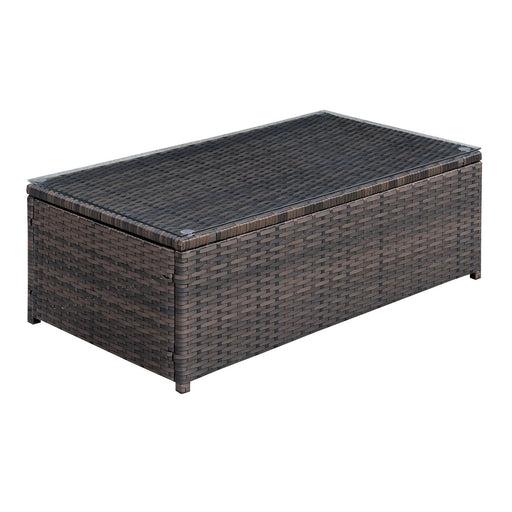 Ilona Brown/Beige Coffee Table - Premium Outdoor Accessories from FOA East - Just $185.25! Shop now at Furniture Wholesale Plus  We are the best furniture store in Nashville, Hendersonville, Goodlettsville, Madison, Antioch, Mount Juliet, Lebanon, Gallatin, Springfield, Murfreesboro, Franklin, Brentwood
