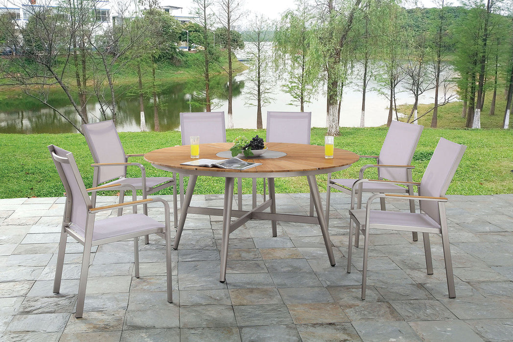 ARSHANA 5 Pc. Round Patio Table Set - Premium Outfoor Set from FOA East - Just $1636.05! Shop now at Furniture Wholesale Plus  We are the best furniture store in Nashville, Hendersonville, Goodlettsville, Madison, Antioch, Mount Juliet, Lebanon, Gallatin, Springfield, Murfreesboro, Franklin, Brentwood