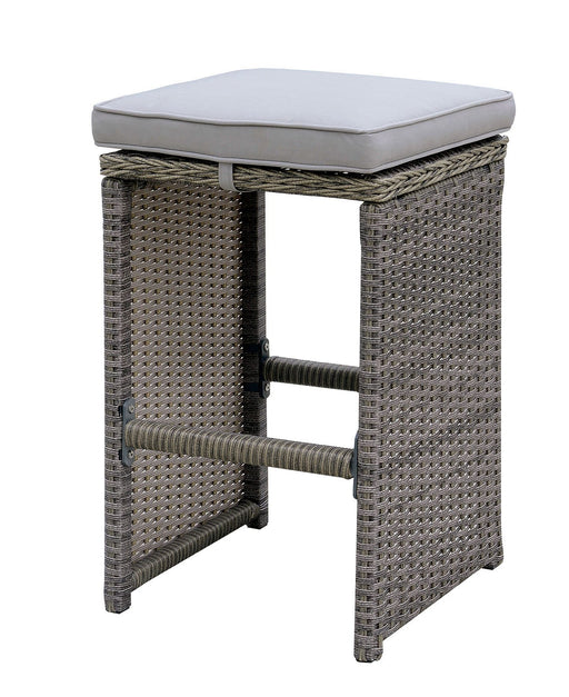 Ismay Gray Bar Stool (6/CTN) - Premium Barstool from FOA East - Just $936! Shop now at Furniture Wholesale Plus  We are the best furniture store in Nashville, Hendersonville, Goodlettsville, Madison, Antioch, Mount Juliet, Lebanon, Gallatin, Springfield, Murfreesboro, Franklin, Brentwood