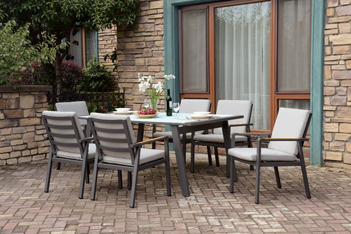 ALYCIA 7 Pc. Patio Dining Set - Premium Dining Room Set from FOA East - Just $1875.90! Shop now at Furniture Wholesale Plus  We are the best furniture store in Nashville, Hendersonville, Goodlettsville, Madison, Antioch, Mount Juliet, Lebanon, Gallatin, Springfield, Murfreesboro, Franklin, Brentwood