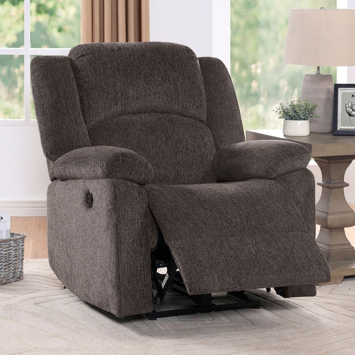 CHARON Power Recliner, Brown - Premium Recliner from FOA East - Just $540.15! Shop now at Furniture Wholesale Plus  We are the best furniture store in Nashville, Hendersonville, Goodlettsville, Madison, Antioch, Mount Juliet, Lebanon, Gallatin, Springfield, Murfreesboro, Franklin, Brentwood