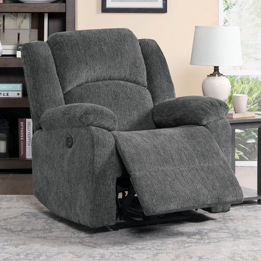CHARON Power Recliner, Gray - Premium Recliner from FOA East - Just $540.15! Shop now at Furniture Wholesale Plus  We are the best furniture store in Nashville, Hendersonville, Goodlettsville, Madison, Antioch, Mount Juliet, Lebanon, Gallatin, Springfield, Murfreesboro, Franklin, Brentwood