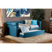 LEANNA Dark Teal Daybed w/ Trundle, Teal - Premium Daybed w/ Trundle from FOA East - Just $984.75! Shop now at Furniture Wholesale Plus  We are the best furniture store in Nashville, Hendersonville, Goodlettsville, Madison, Antioch, Mount Juliet, Lebanon, Gallatin, Springfield, Murfreesboro, Franklin, Brentwood