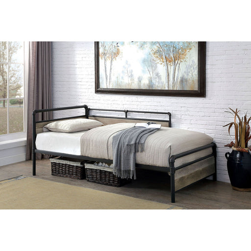Vidar Sand Black Daybed - Premium Daybed from FOA East - Just $421.20! Shop now at Furniture Wholesale Plus  We are the best furniture store in Nashville, Hendersonville, Goodlettsville, Madison, Antioch, Mount Juliet, Lebanon, Gallatin, Springfield, Murfreesboro, Franklin, Brentwood