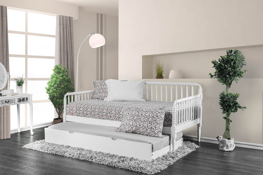 Linda White Twin Daybed - Premium Daybed from FOA East - Just $559.65! Shop now at Furniture Wholesale Plus  We are the best furniture store in Nashville, Hendersonville, Goodlettsville, Madison, Antioch, Mount Juliet, Lebanon, Gallatin, Springfield, Murfreesboro, Franklin, Brentwood