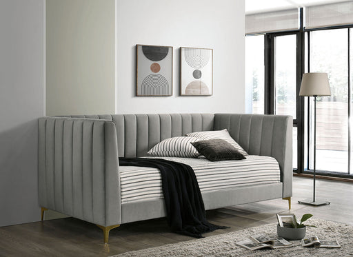 NEOMA Twin Daybed, Light Gray - Premium Daybed from FOA East - Just $610.35! Shop now at Furniture Wholesale Plus  We are the best furniture store in Nashville, Hendersonville, Goodlettsville, Madison, Antioch, Mount Juliet, Lebanon, Gallatin, Springfield, Murfreesboro, Franklin, Brentwood