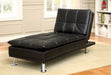 HAUSER Chaise, Black - Premium Chaise from FOA East - Just $466.05! Shop now at Furniture Wholesale Plus  We are the best furniture store in Nashville, Hendersonville, Goodlettsville, Madison, Antioch, Mount Juliet, Lebanon, Gallatin, Springfield, Murfreesboro, Franklin, Brentwood