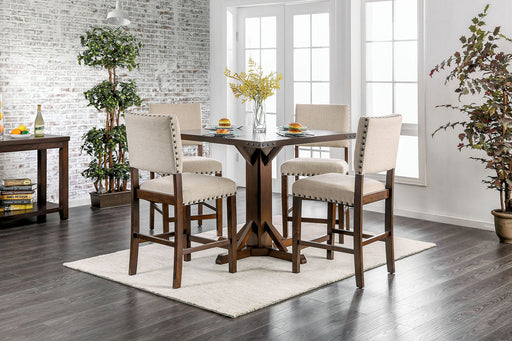 GLENBROOK Brown Cherry Counter Ht. Table - Premium Dining Table from FOA East - Just $349.05! Shop now at Furniture Wholesale Plus  We are the best furniture store in Nashville, Hendersonville, Goodlettsville, Madison, Antioch, Mount Juliet, Lebanon, Gallatin, Springfield, Murfreesboro, Franklin, Brentwood