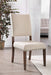 Glenbrook Brown Cherry/Ivory Side Chair (2/CTN) - Premium Dining Chair from FOA East - Just $306.15! Shop now at Furniture Wholesale Plus  We are the best furniture store in Nashville, Hendersonville, Goodlettsville, Madison, Antioch, Mount Juliet, Lebanon, Gallatin, Springfield, Murfreesboro, Franklin, Brentwood